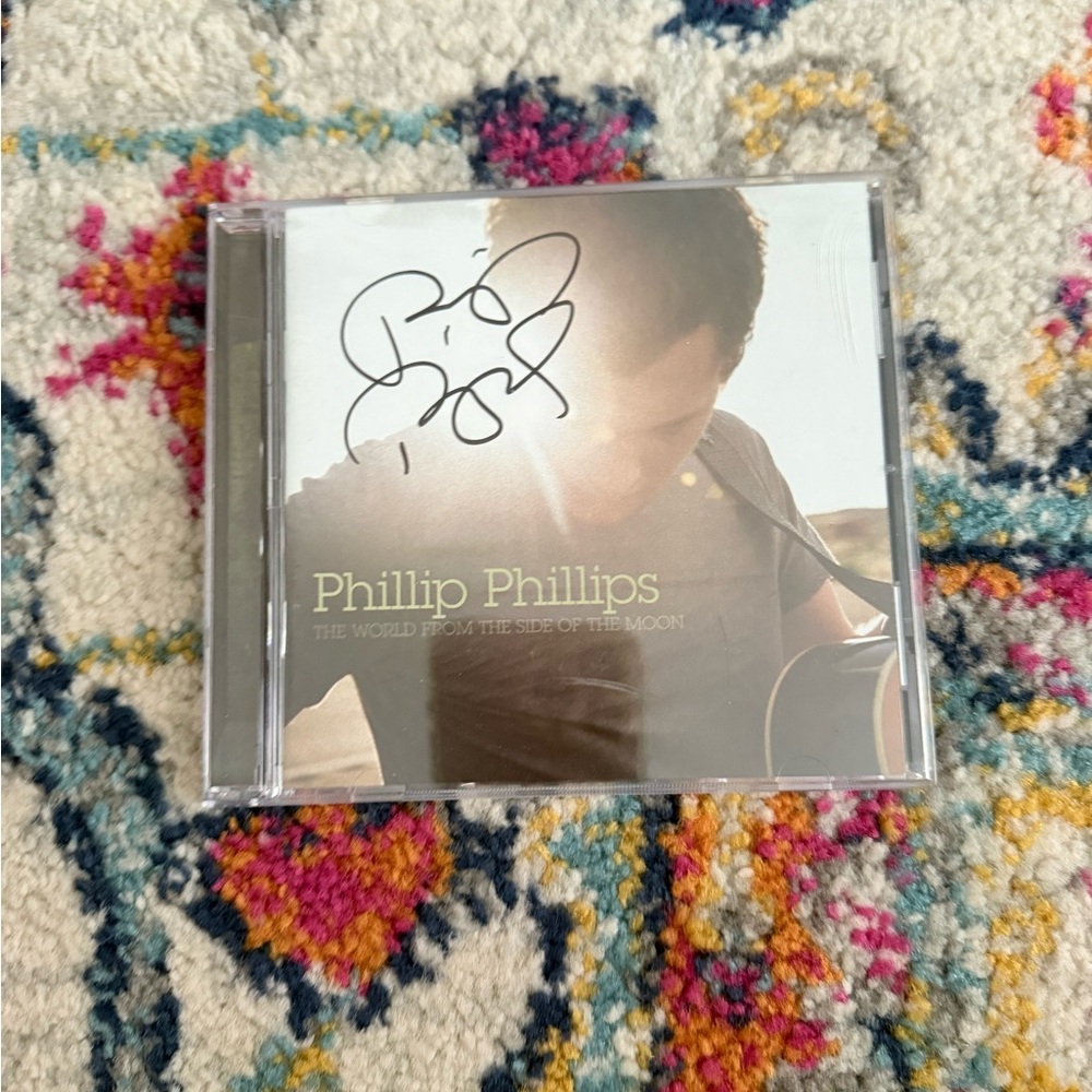 Phillip Phillips Signed Insert - The World from…the Moon (CD not included)